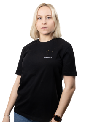 T-shirt brodé unisexe signe verseau