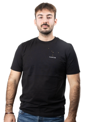 T-shirt brodé unisexe signe cancer