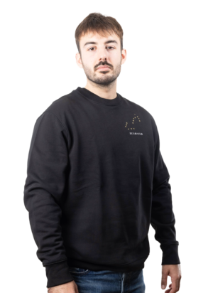 Pull brodé unisexe signe scorpion