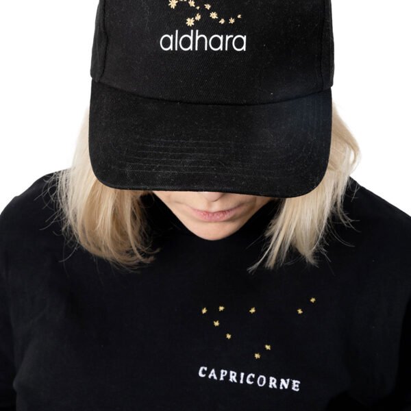 T-shirt brodé unisexe signe capricorne