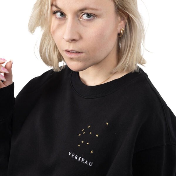 T-shirt brodé unisexe signe verseau