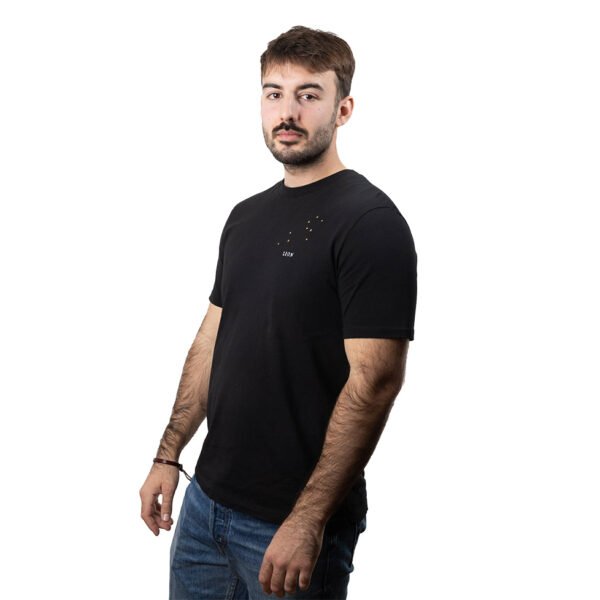 T-shirt brodé unisexe signe lion
