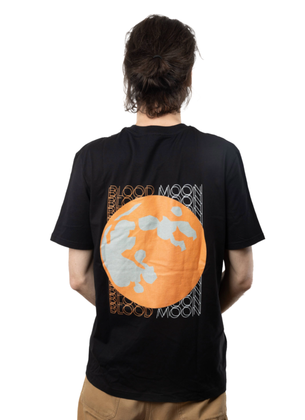 T-shirt unisexe imprimé lune rouge