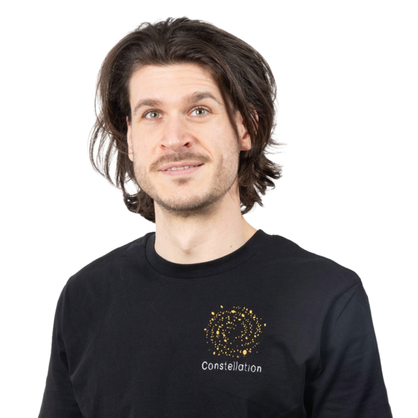 T-shirt unisexe brodé constellation