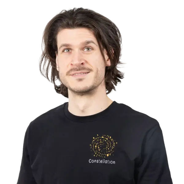 T-shirt unisexe brodé constellation