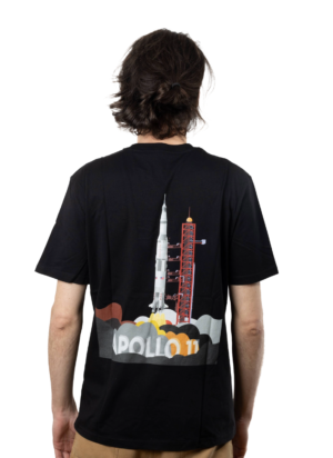 T-shirt unisexe imprimé apollo 11