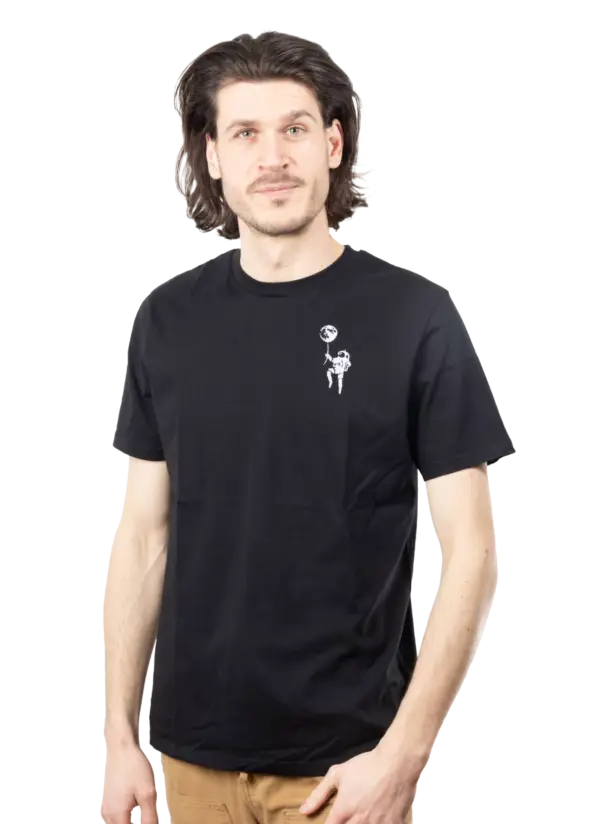 T-shirt unisexe brodé ballon lune