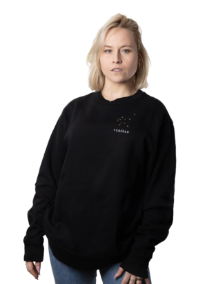 Pull brodé unisexe signe verseau