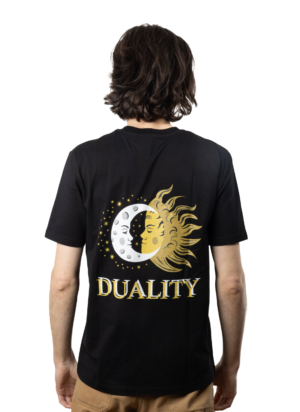 T-shirt unisexe imprimé duality
