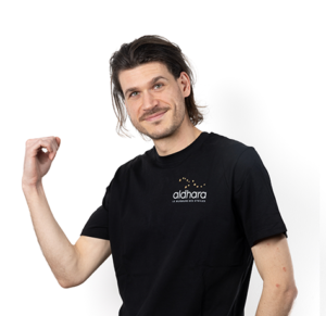 T-shirt unisexe  imprimé moon show