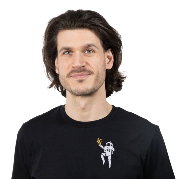 T-shirt unisexe brodé bouquet d'étoiles