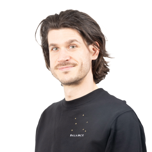 Pull brodé unisexe signe balance