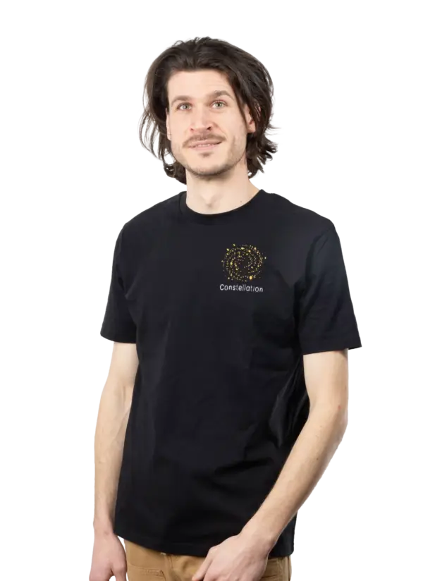 T-shirt unisexe brodé constellation
