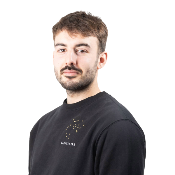 Pull brodé unisexe signe sagittaire